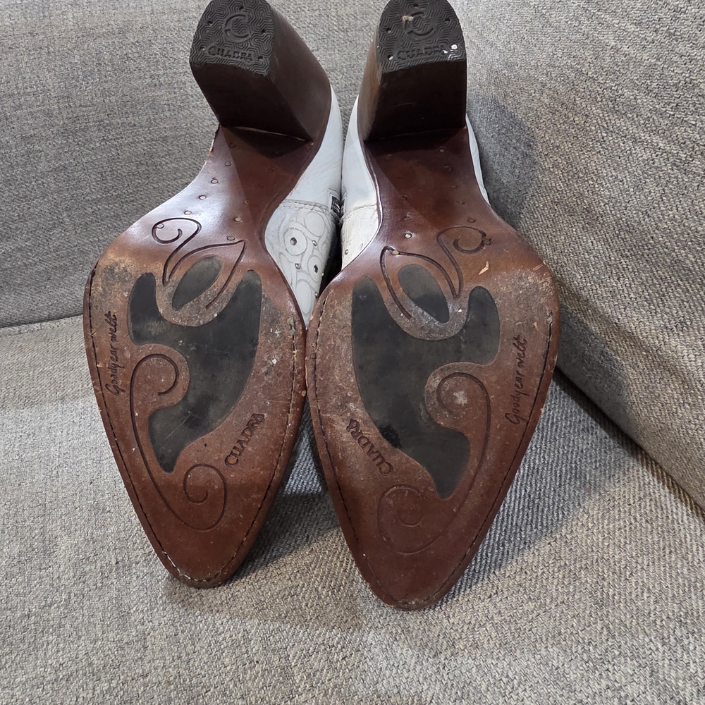 Elegant Patterned Ankle Boots - Picture 5 of 8